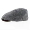 Casquette Plate Gecko Soie Gris - Flechet