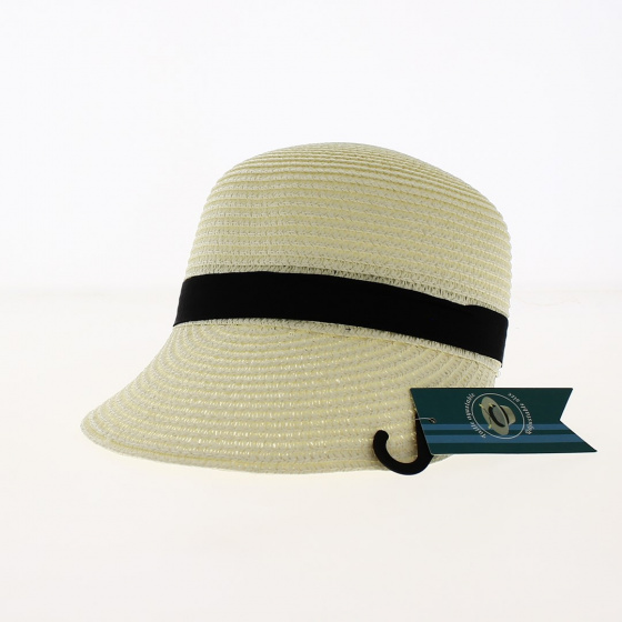 Casquette Grande Visière Kicq Paille Papier Naturel - Traclet Casquette Grande Visière Kicq Paille Papier Naturel - Traclet