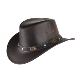 Chapeau Australien Reno Noir - SCIPPIS - Traclet