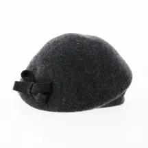 Béret Formé Laine Gris Anthracite- Traclet