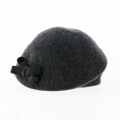 Béret Formé Laine Gris Anthracite- Traclet