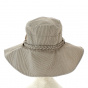 Berty Stripes Capeline Cotton & Viscose Beige - Traclet