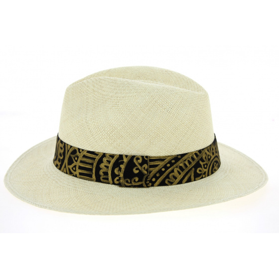 Mandala Panama Fedora Hat - Traclet Mandala Panama Fedora Hat - Traclet