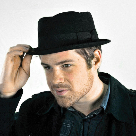 Chapeau Pork Pie walworth Noir Chapeau Pork Pie walworth Noir