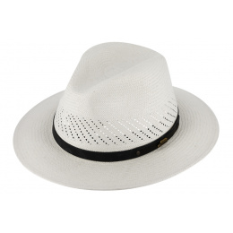 Panama Hat Montañita White Straw- Traclet