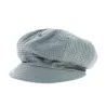 Cap Gavroche Elorine Blue Frosted Reversible Cotton - Traclet