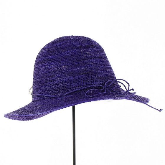 Capeline Elyne Straw Raphia Purple - Traclet