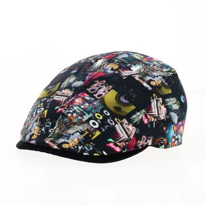 Casquette Plate Daffy Coton Motifs Musique - Traclet