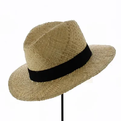 Natural Straw Traveller Hat Nantes - Traclet