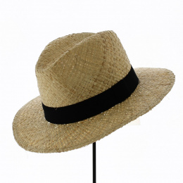 Natural Straw Traveller Hat Nantes - Traclet