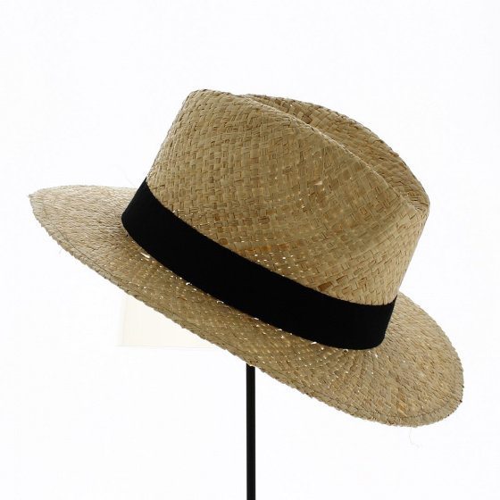 Natural Straw Traveller Hat Nantes - Traclet