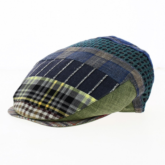 Casquette Plate Berto à Rayures Multicolore - Alfonso d'Este Casquette Plate Berto à Rayures Multicolore - Alfonso d'Este