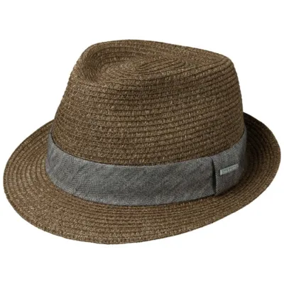 Trilby Reidton Brown Toyo Hat - Stetson