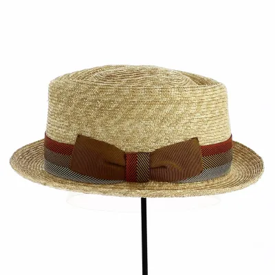Chapeau Porkpie Cody Paille Naturelle - Traclet