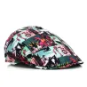 Nicolo Cotton Multicolored Flat Cap - Traclet