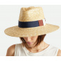 Joanna Wide Brim Traveler Hat Natural Straw - Brixton