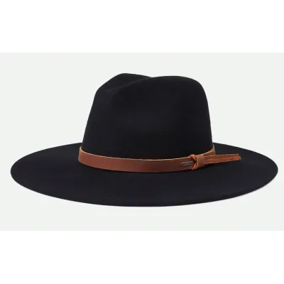 Chapeau Fedora Field Proper Feutre Laine Noir - Brixton