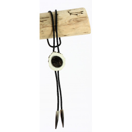 Bolo Tie - Stag & Buffalo Horn Tie 2 - Traclet