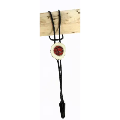 Bolo Tie - Deer & Shell 15 - Traclet Reference: 15683| Traclet Hat Shop