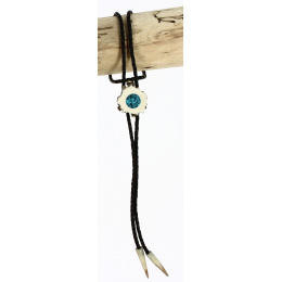 Bolo Tie - Cravate Cerf & Turquoise 18 - Traclet
