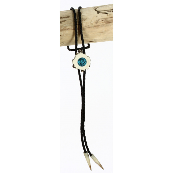 Bolo Tie - Deer & Turquoise 18 - Traclet