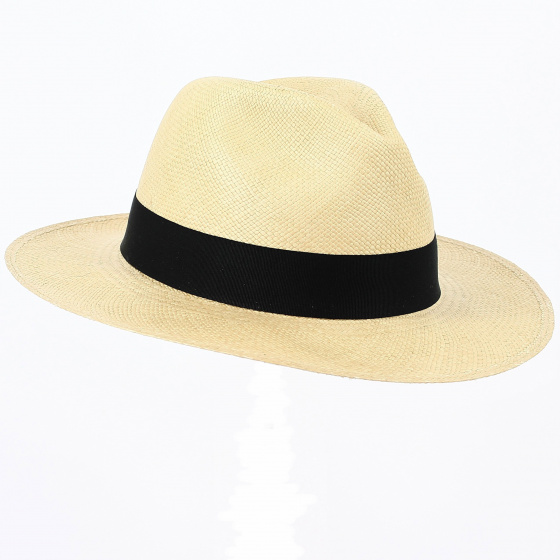 Natural Las Cumbres Panama Fedora Hat - Traclet