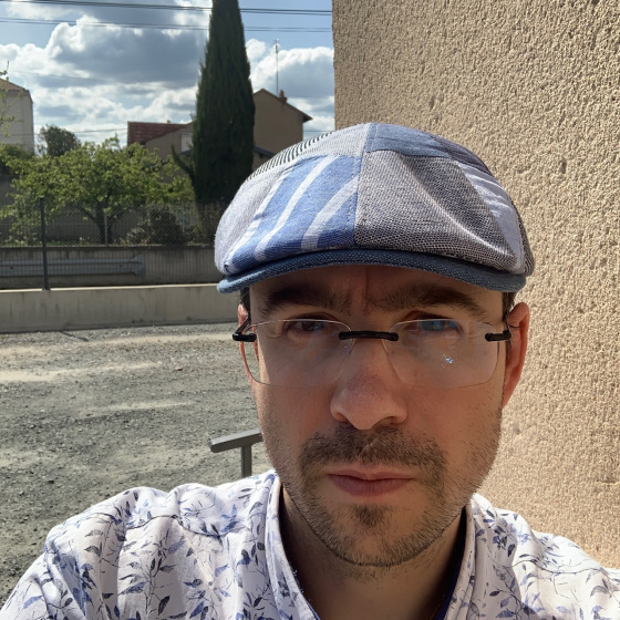 Casquette Plate Daffy Patchwork Bleu - Traclet