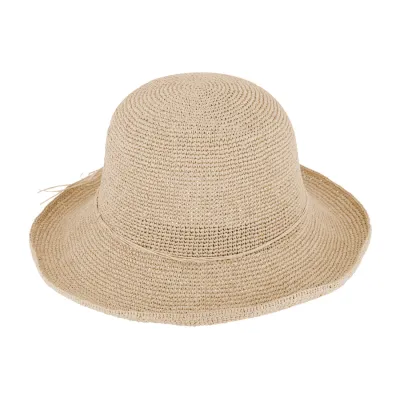 Horia Straw Capeline Beige Paper- Traclet