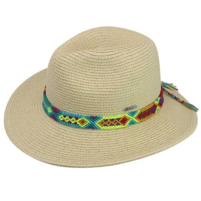 Chapeau Traveller Pirinola Paille papier - Traclet