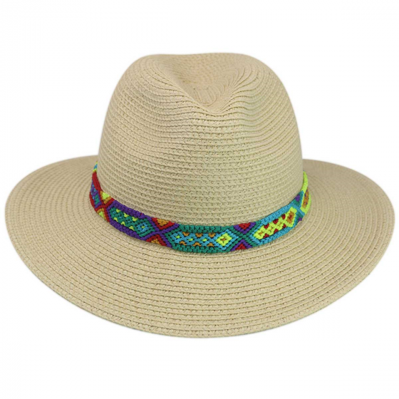 Chapeau Traveller Pirinola Paille papier - Traclet