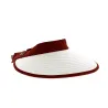 Bauloise Pornichet White & Red Terracotta Visor Cap - Soway