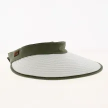Casquette Visière Bauloise Pornichet Blanc & Vert Jade - Soway