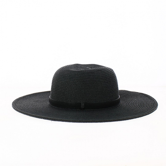Niza Straw Capeline Black Paper UPF 50+ - Traclet