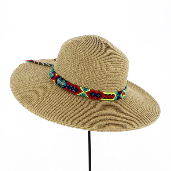 Capeline Pirinola Paille Papier UPF 50+ - Traclet