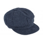 Cap Gavroche Montsoreau Linen Blue Navy - Traclet