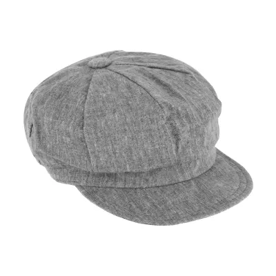 Casquette Gavroche Montsoreau Lin Grise - Traclet