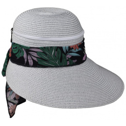 Santa Giulia Grey Large Visor Cap - Traclet