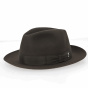 Chocolate Bogarte Fedora Hat - Flechet