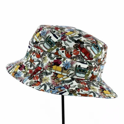 Bob Evan multicolores Motifs Hawaï Coton - Traclet