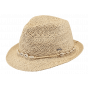 Amurat Beige Paper Straw Trilby Hat - Barts