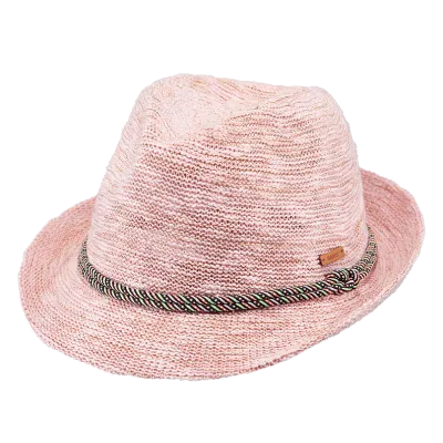 Trilby Hat Child Jinotega Pink Sequins Cotton - Barts