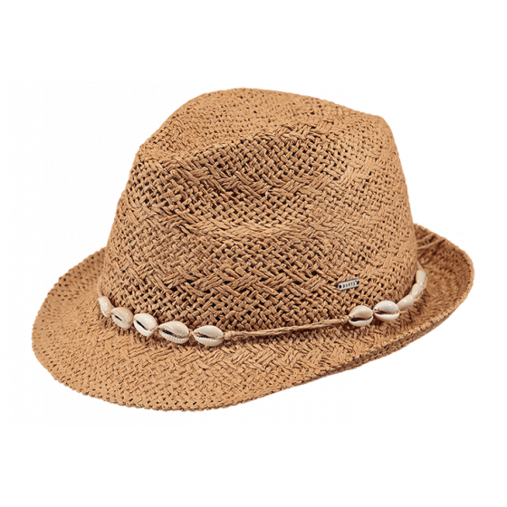 Chapeau Trilby Amurat Marron clair Paille Papier - Barts