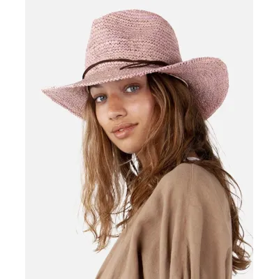 Chapeau Traveller Celery Vieux Rose Paille- Barts