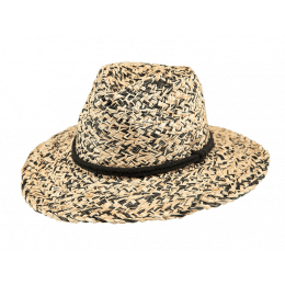 Traveller Hat Fatua Natural Straw & Black - Barts