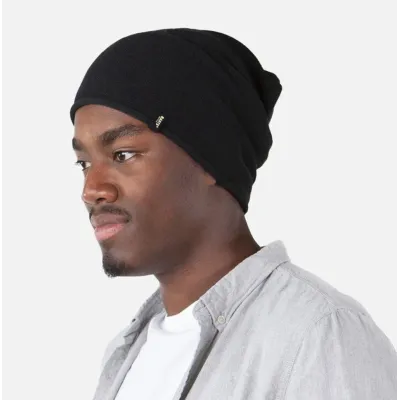 Bonnet Long Caiman Noir Polyester - Barts