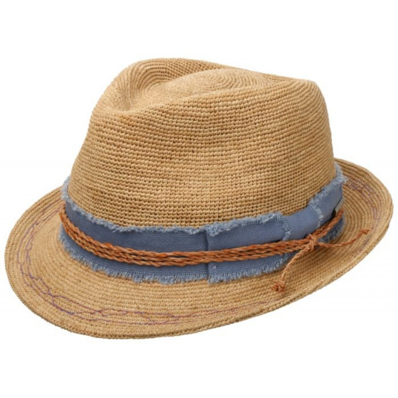 Trilby Crocko Natural Straw Hat - Stetson