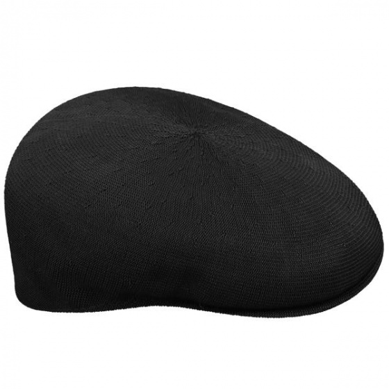 Kangol Tropic 504 Black Flat Cap