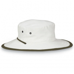 Chapeau Traveller Explorer Blanc/Kaki UPF50+ - House of Ord