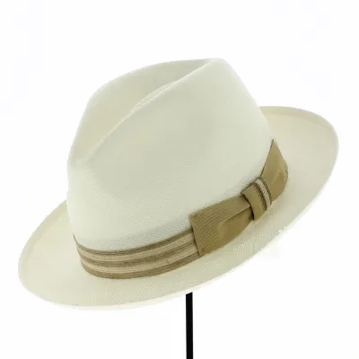 Chapeau Fedora Alusi Panama Blanc - Traclet