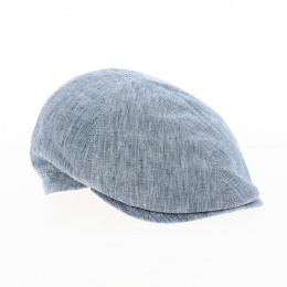 Gatsby Duckbill Cap Blue Jeans Linen - Traclet